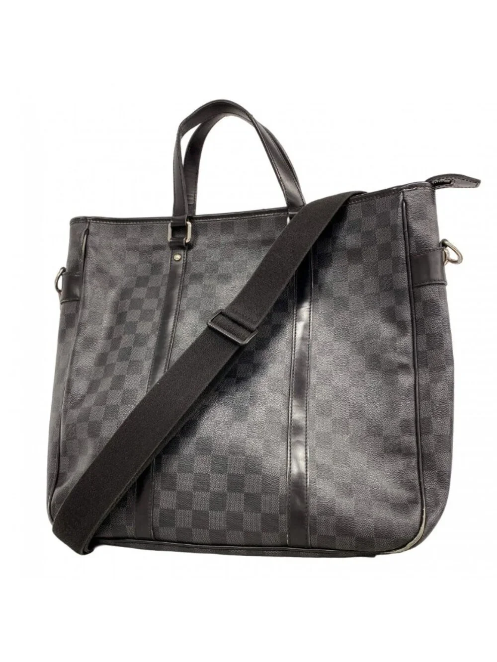 Louis Vuitton Business Bag Damier Graphite Tadao Black 2-Way